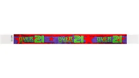 3/4" Tyvek® Wristbands - Over 21