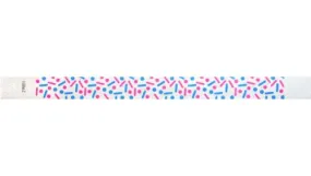 3/4" Tyvek® Wristbands - Sprinkles