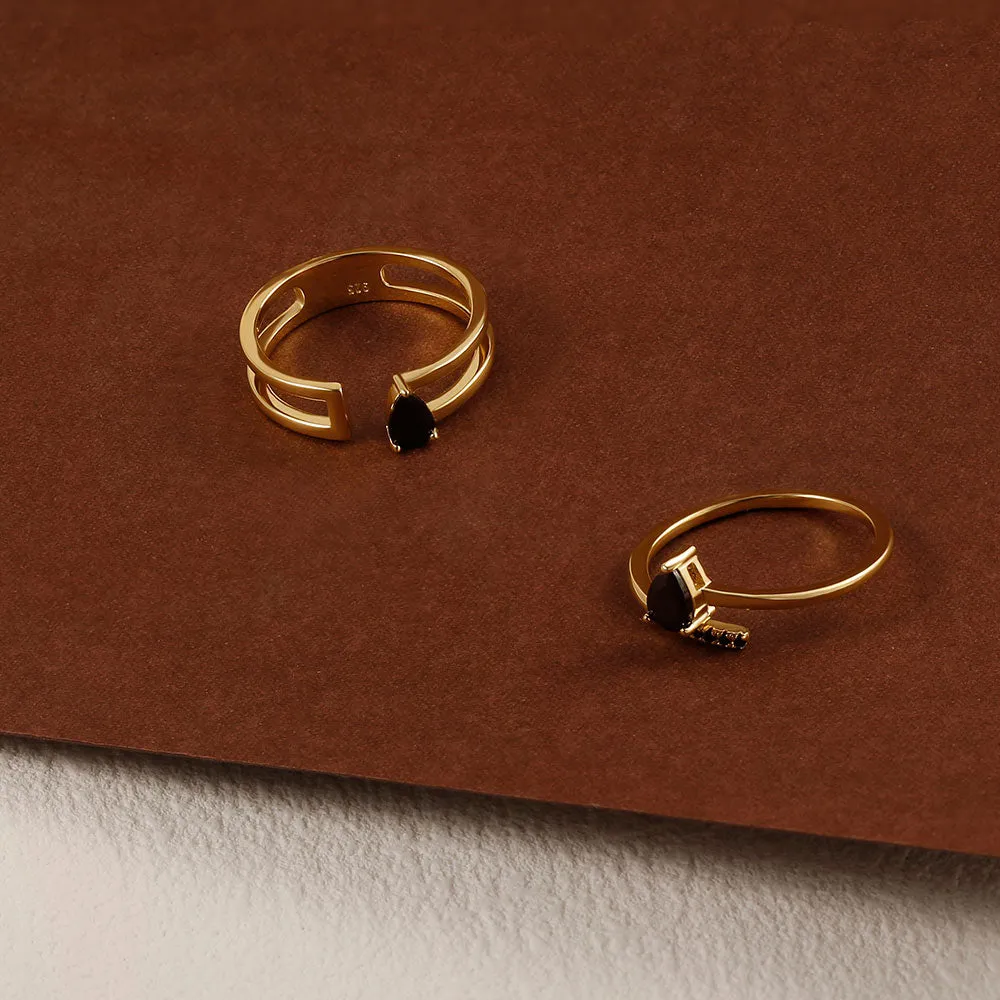 925 Silver Timeless Diamond Ring Set
