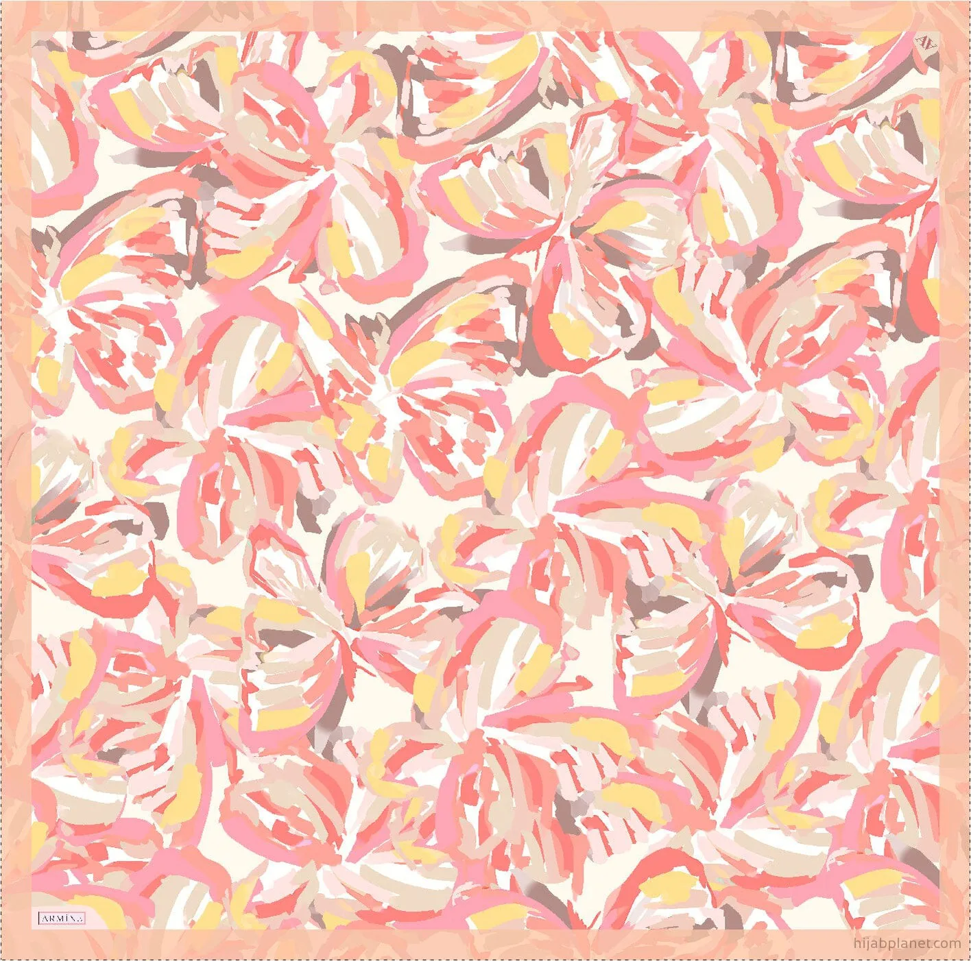Armine Asher Floral Silk Scarf #50