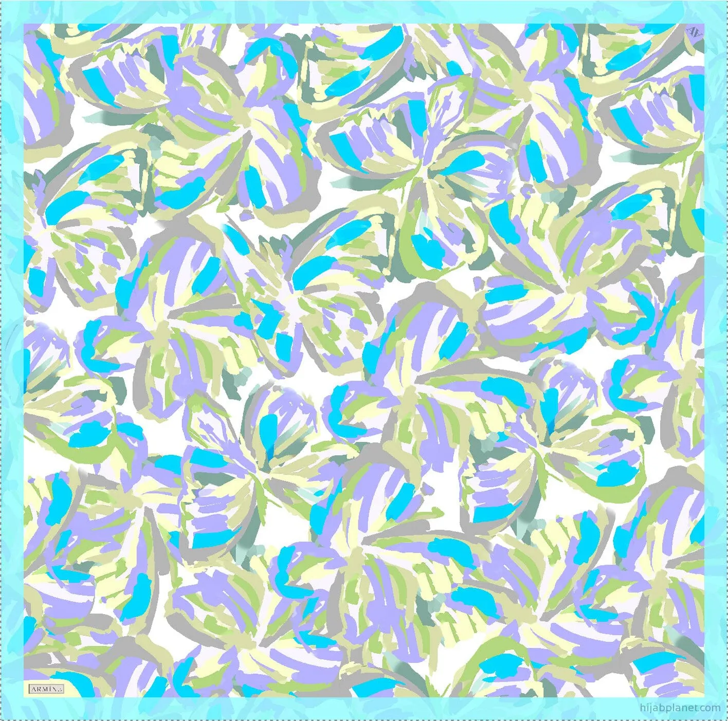 Armine Asher Floral Silk Scarf #53
