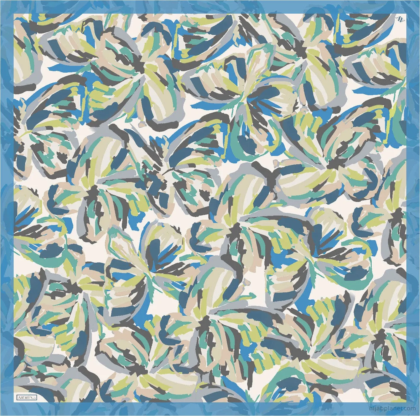 Armine Asher Floral Silk Scarf #82