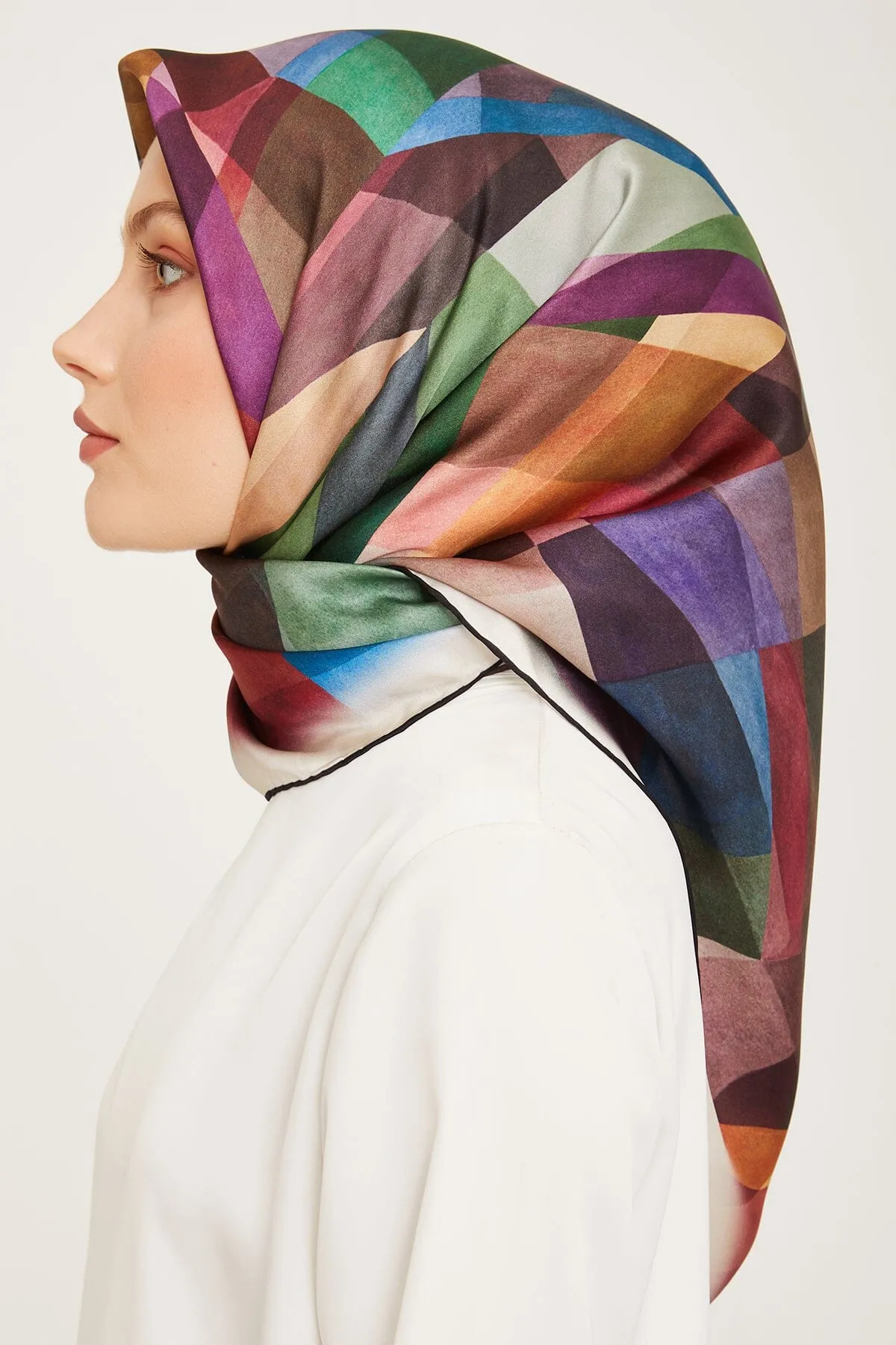 Armine Ayana Classy Silk Scarf #1