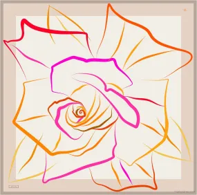 Armine Lotti Abstract Silk Scarf #2