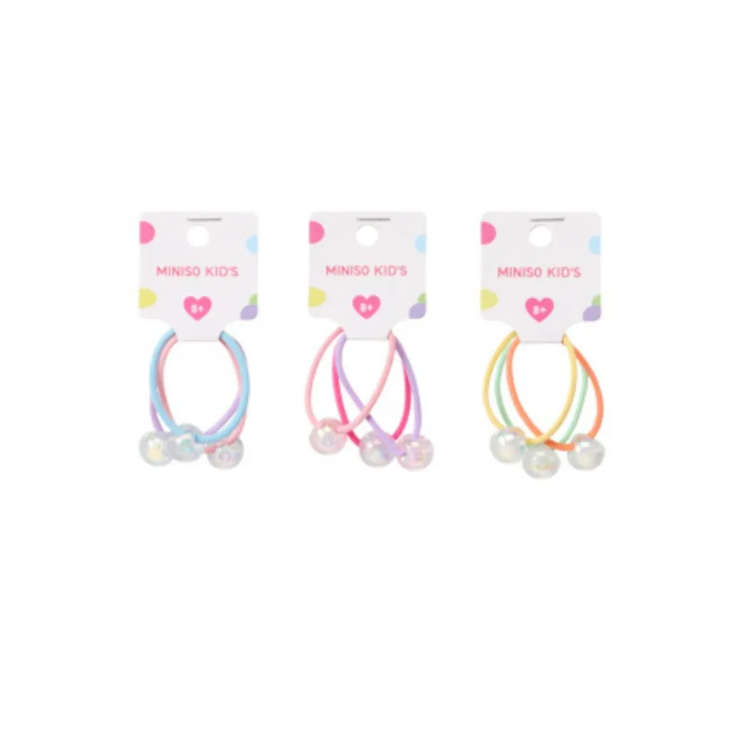 Bead Hair Ties (3 pcs)