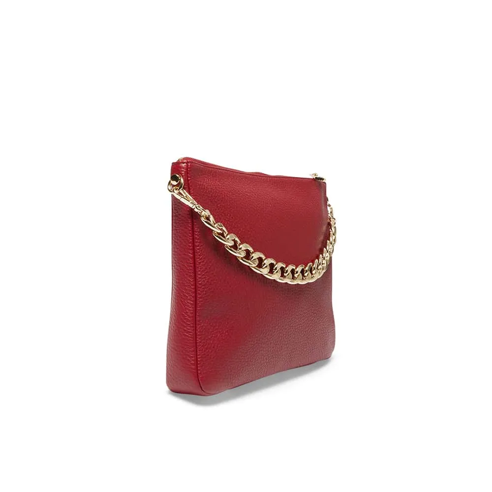 Belize Bag in Red Pebble