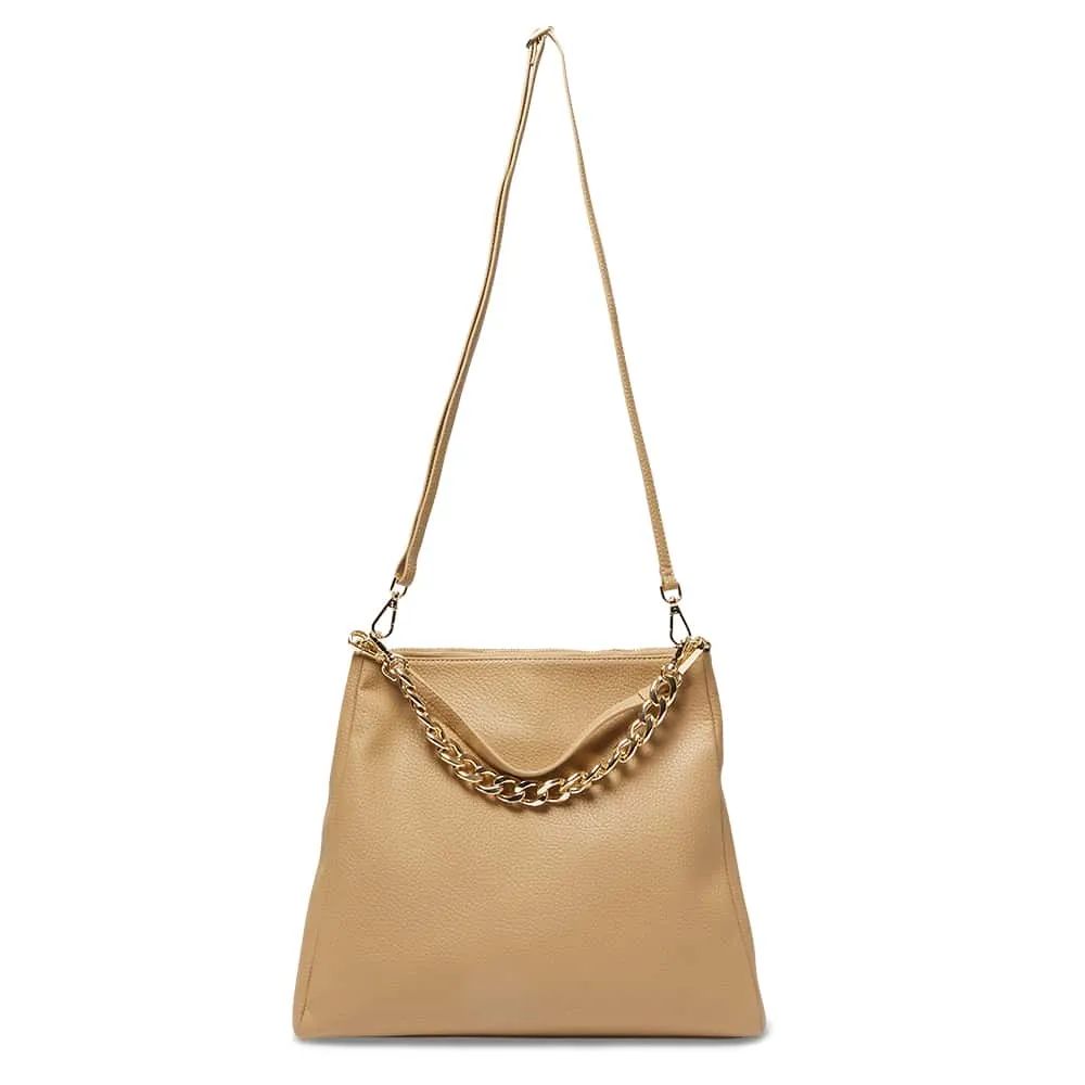 Berlin Bag in Latte Pebble