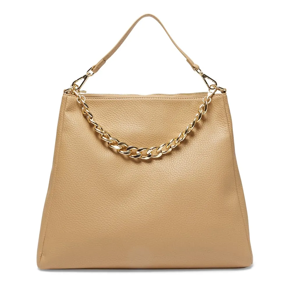 Berlin Bag in Latte Pebble