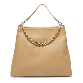 Berlin Bag in Latte Pebble