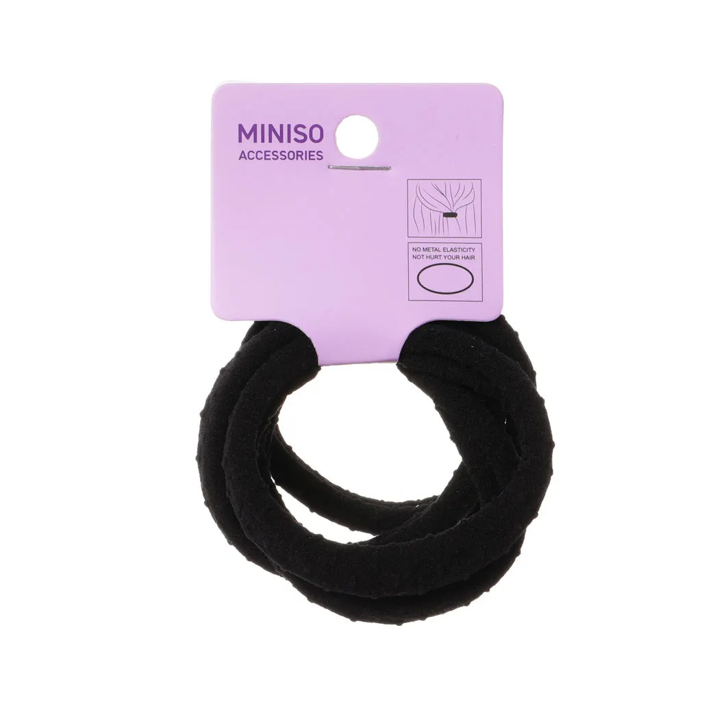 Black Basic Hair Ties (4 pcs)