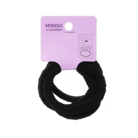 Black Basic Hair Ties (4 pcs)