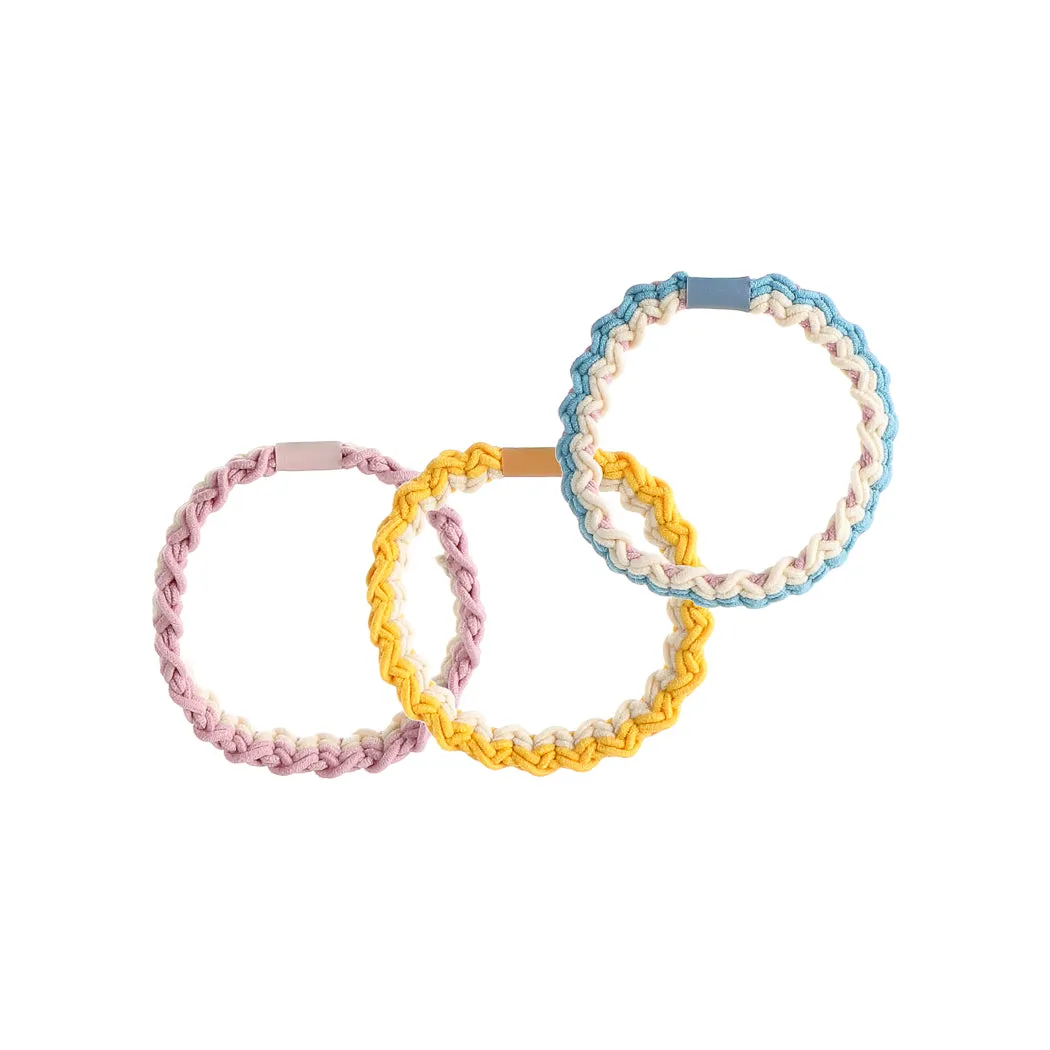 Braided Hair Tie (3 pcs, Assorted)