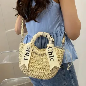 CHIC STRAW WOVEN BAG