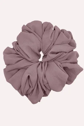 Chiffon Hijab Scrunchie - Rose Brown