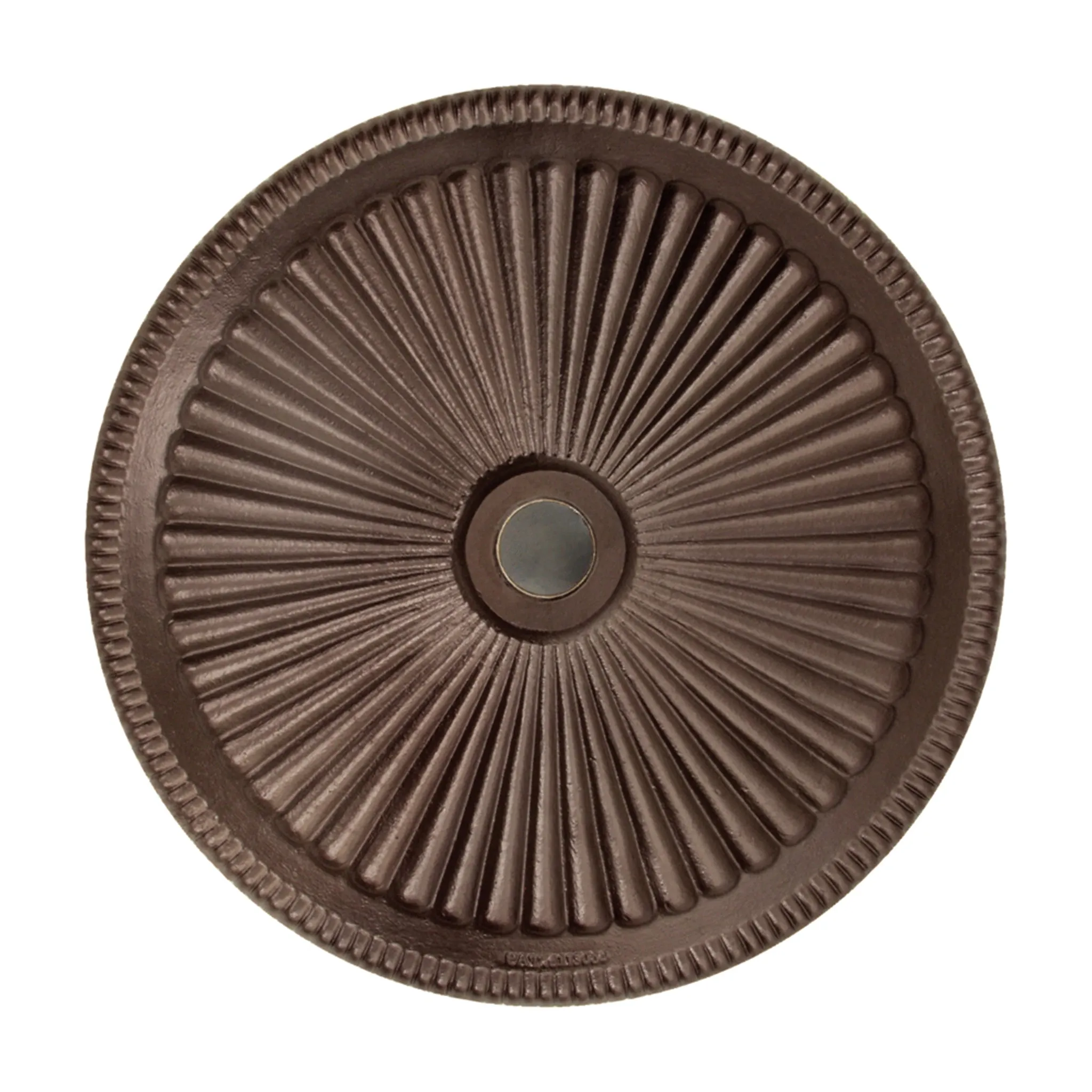 Classic Market 50 lbs. Bronze Round Cast Iron Umbrella Base - BW500 by Treasure Garden