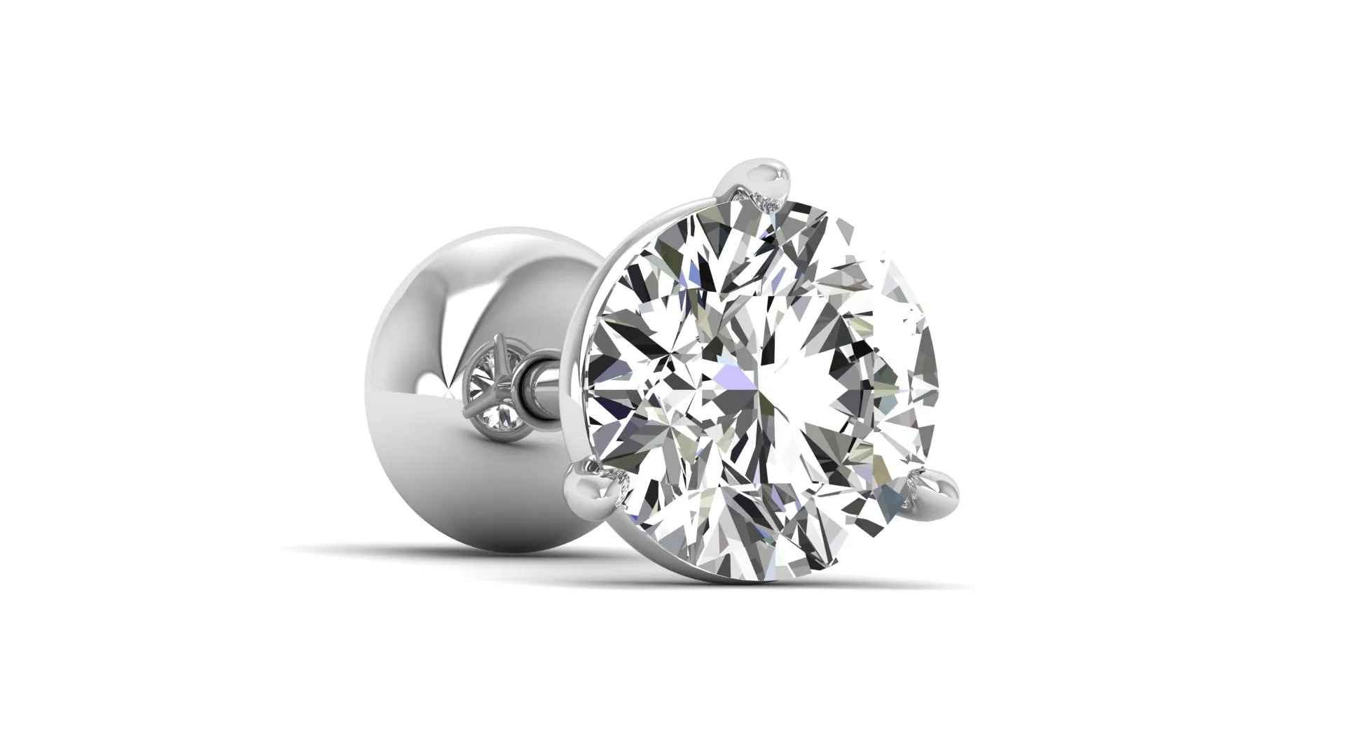Classic Stud Earrings - 0.75 ct.