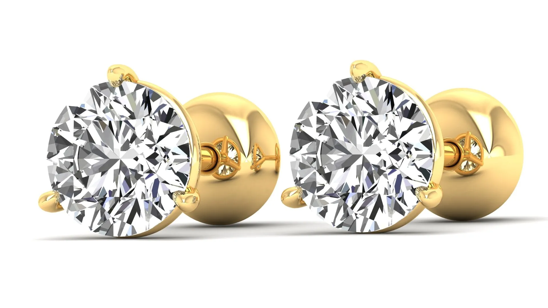 Classic Stud Earrings - 0.75 ct.