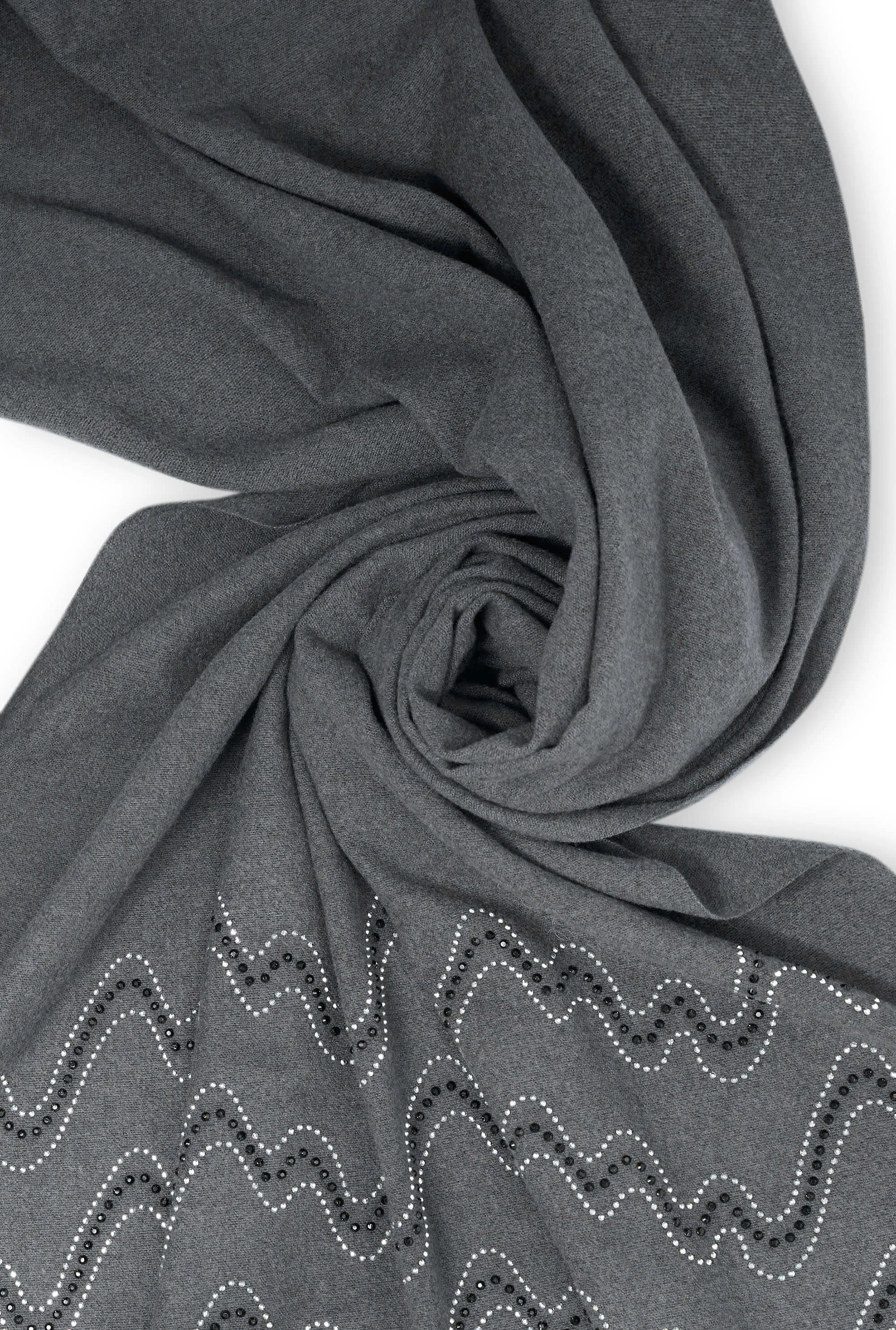 Crystal Wave Grey Scarf
