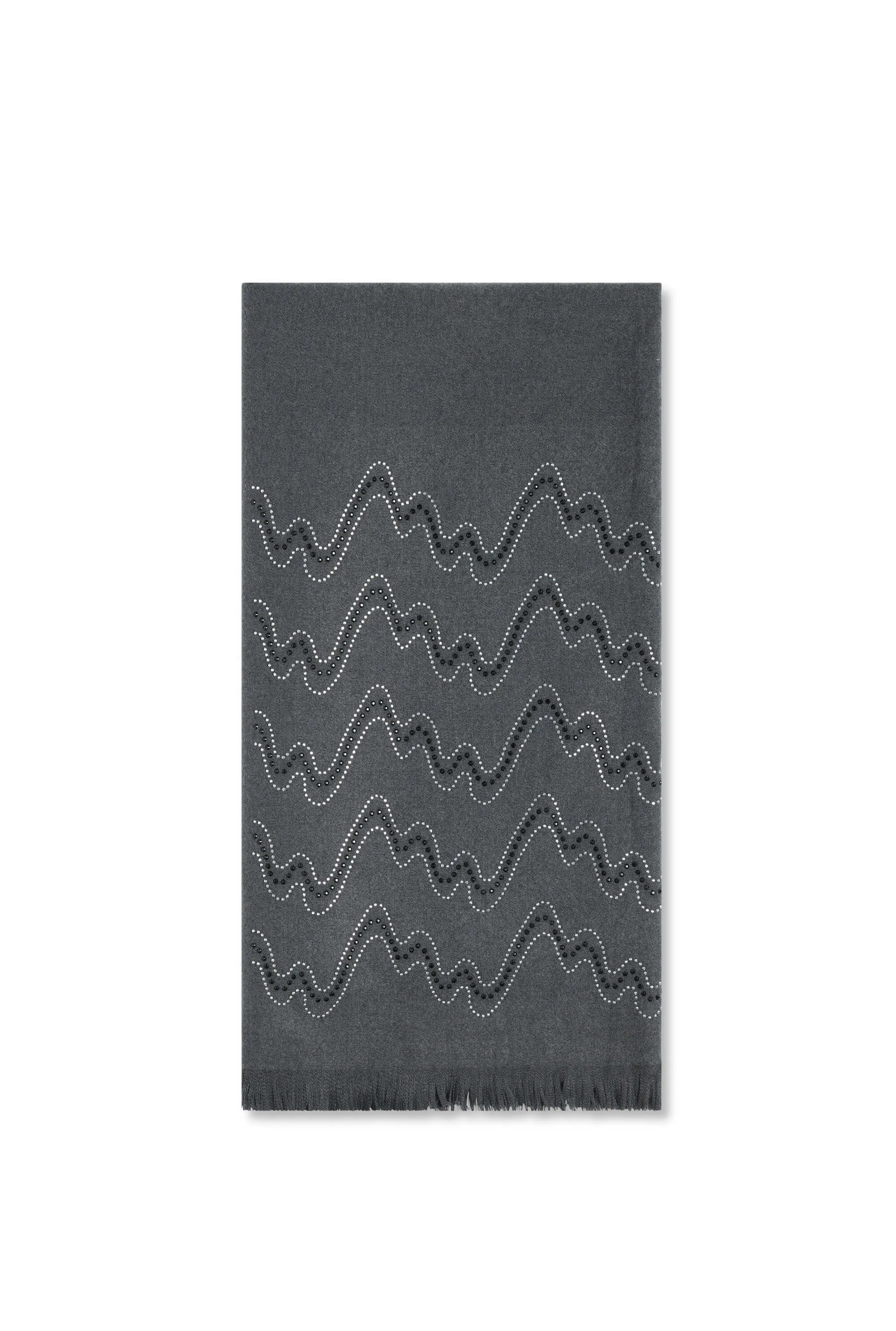 Crystal Wave Grey Scarf