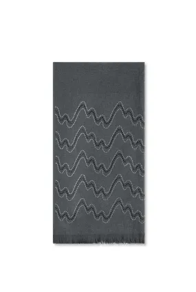 Crystal Wave Grey Scarf