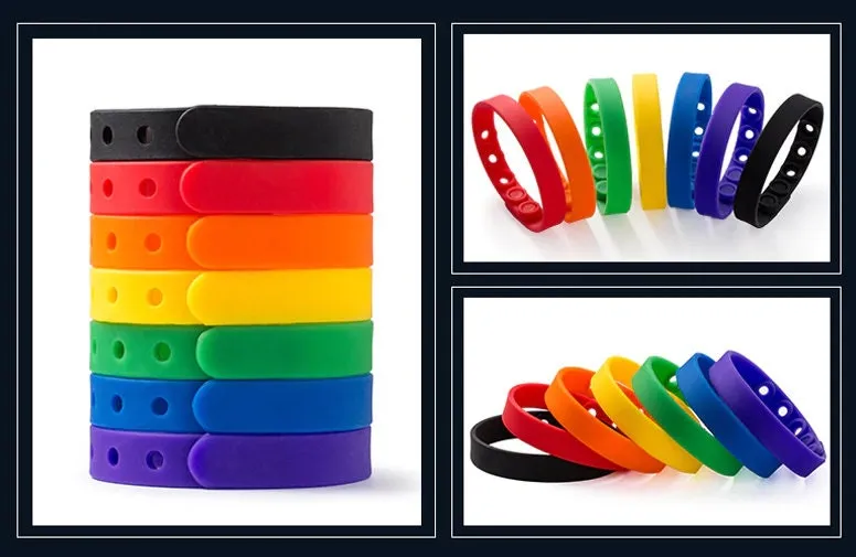 Custom Wristbands - Adjustable Personalized Text Rubber Silicone Bracelet Events, Motivation, Gifts, Cancer Support, Fundraisers, Awareness