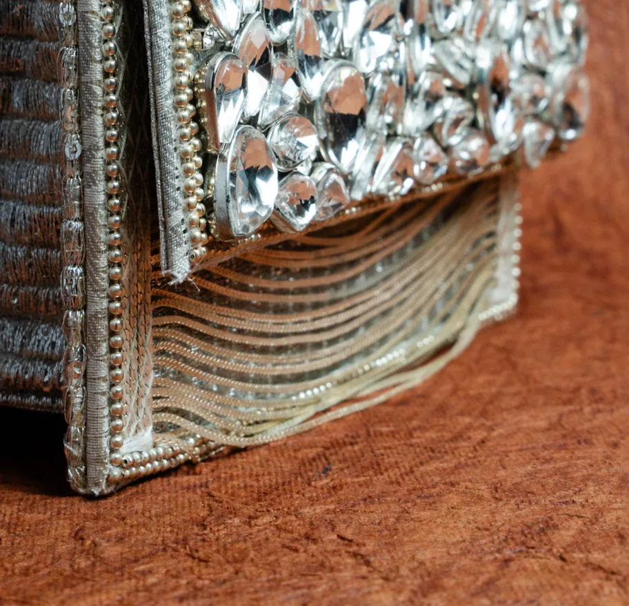 Diamond Hinted Kasse Silver