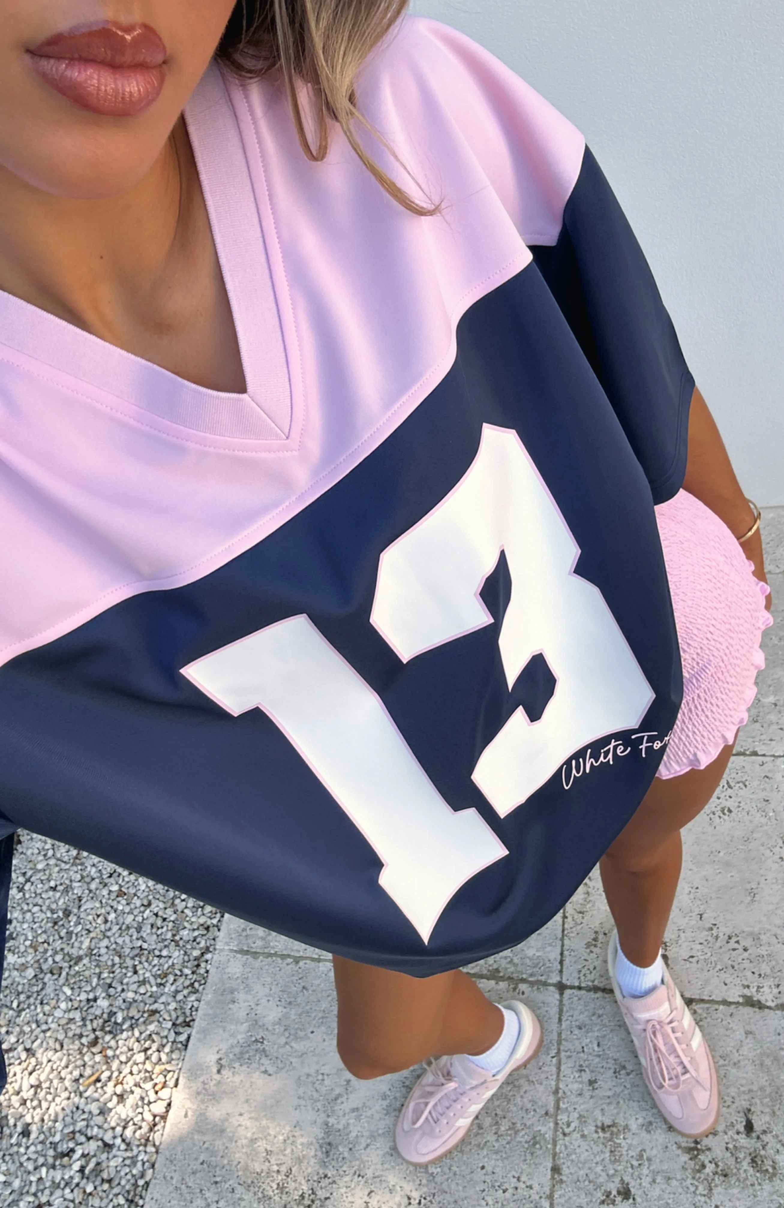 Don't Like To Lose Oversized Jersey Navy