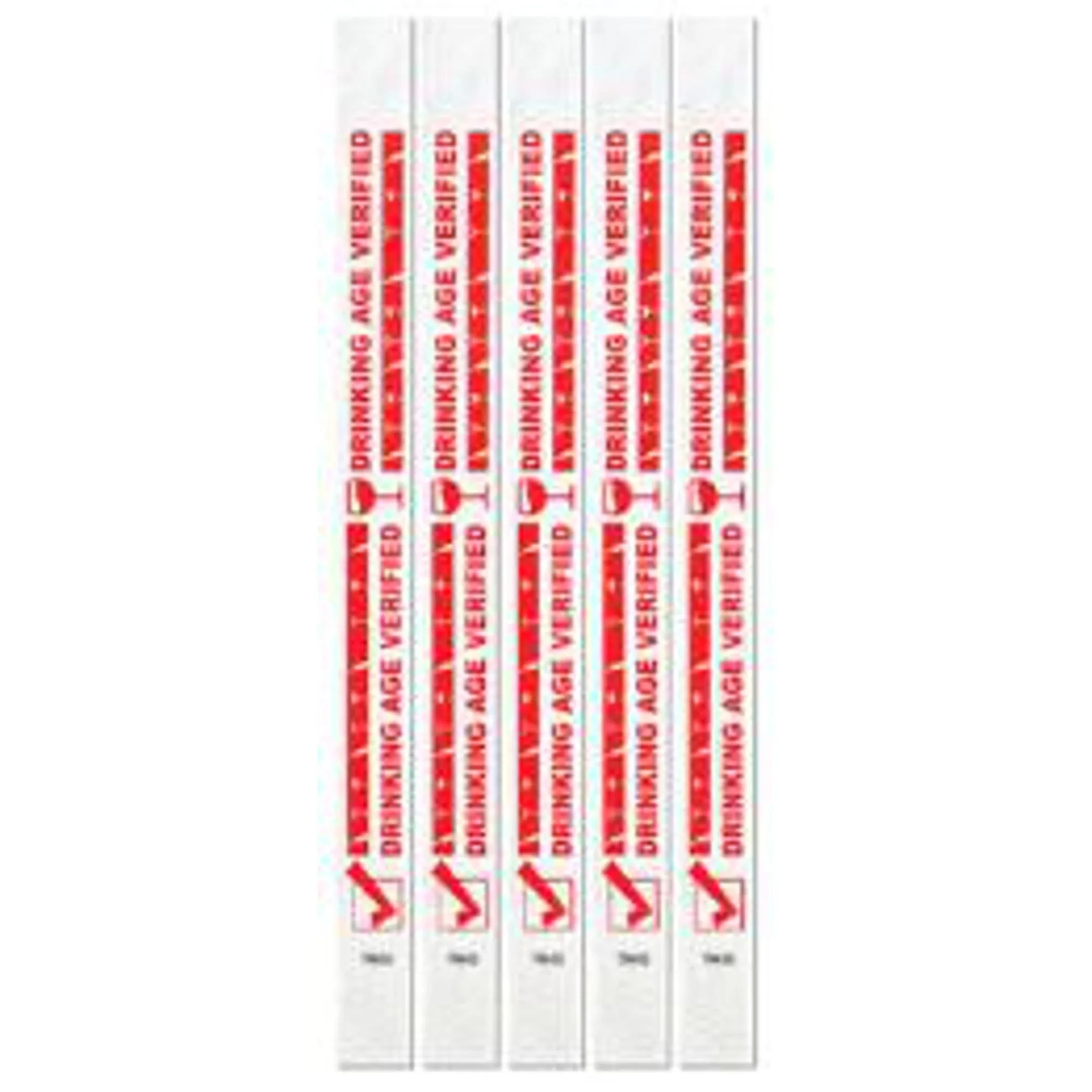 Drinking Age Wristbands (100/Pkg)