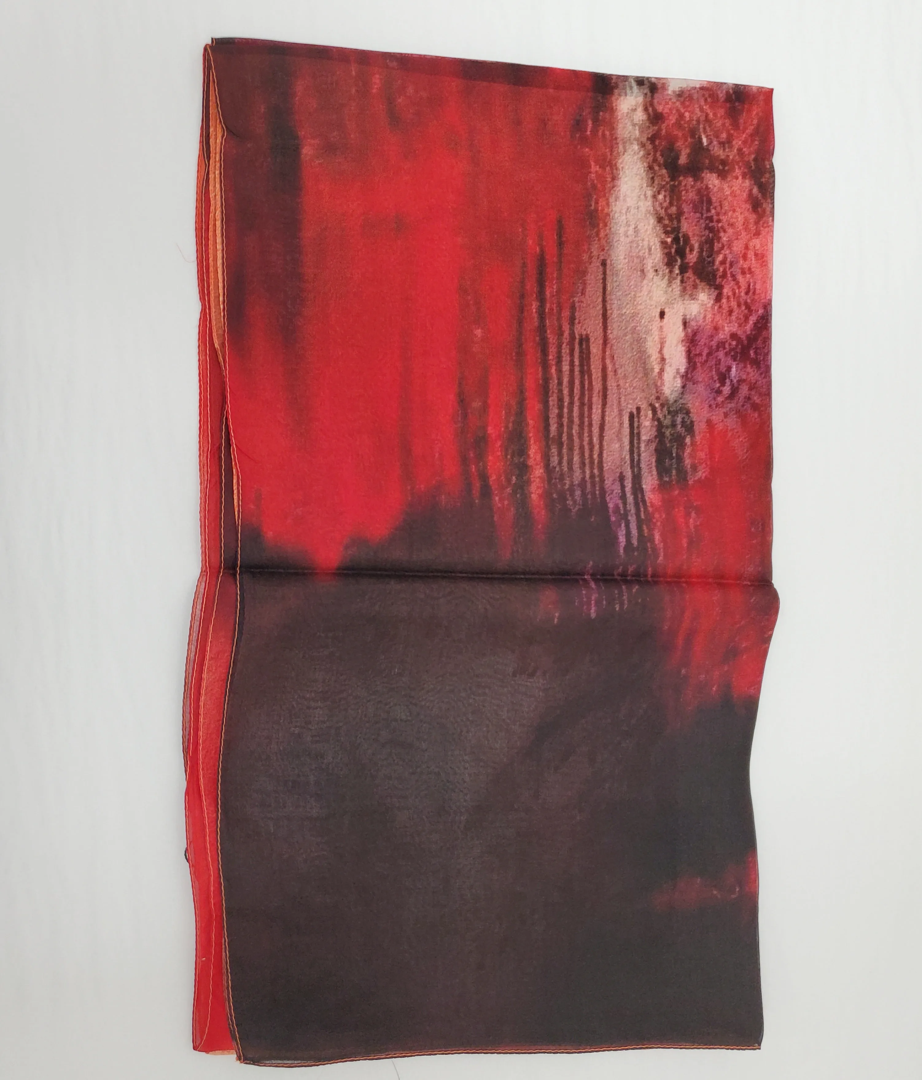 Dupatta Designs Silk Abstract Print Scarf