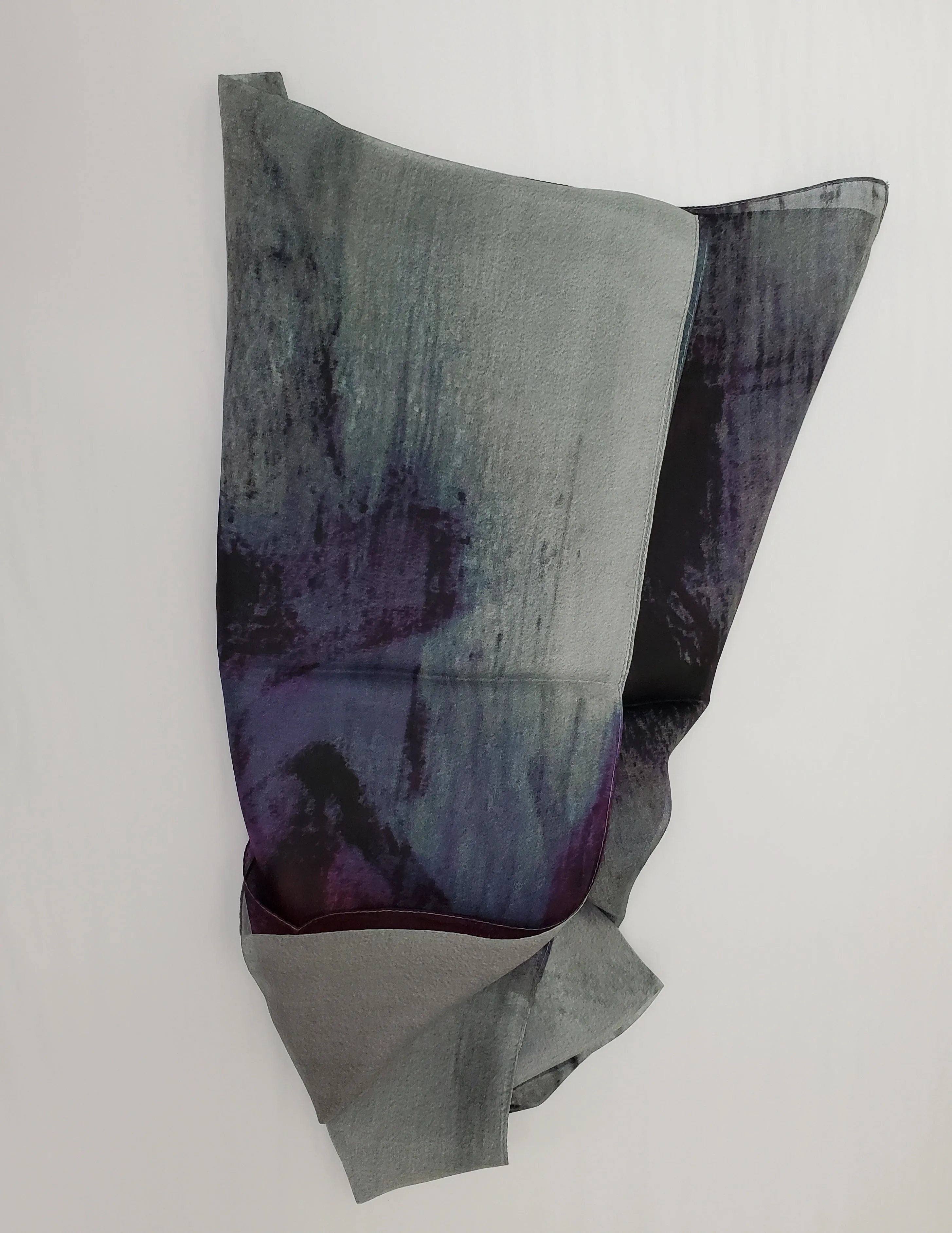 Dupatta Designs Silk Abstract Print Scarf