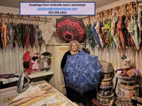 Fashion accessory umbrella, made-to-order, complex pattern