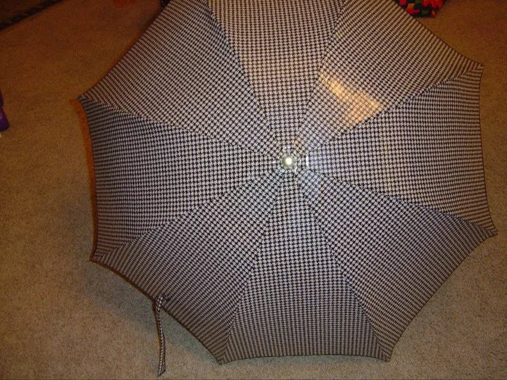 Fashion accessory umbrella, made-to-order, complex pattern