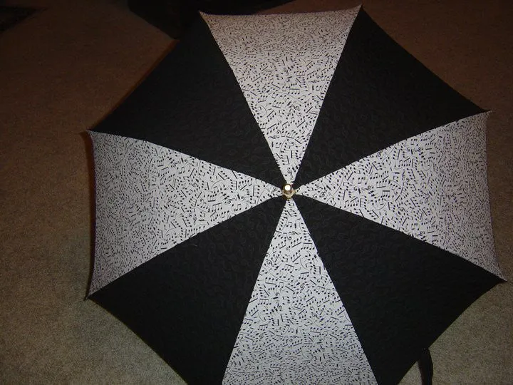 Fashion accessory umbrella, made-to-order, complex pattern
