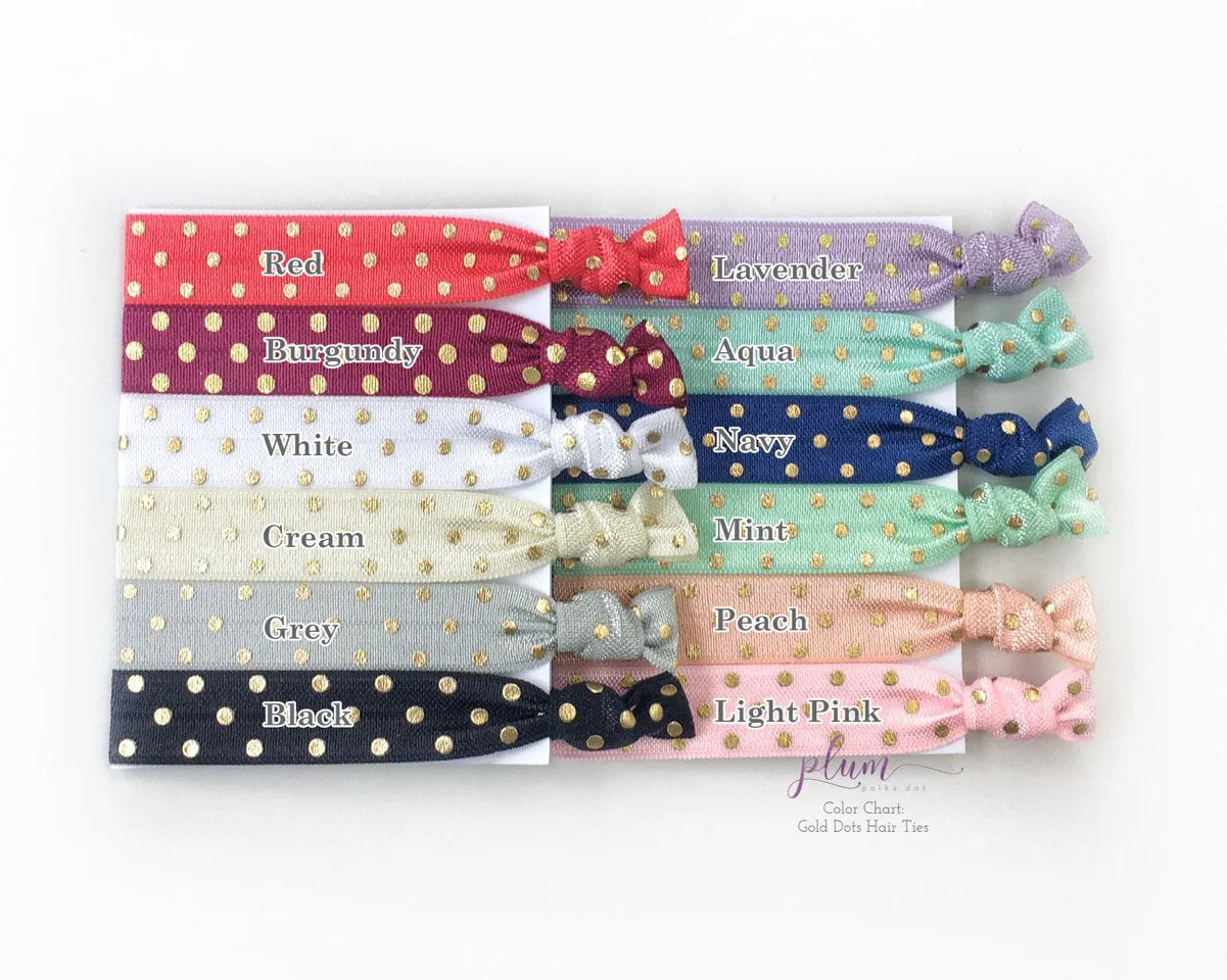 Floral Party Favors, Hair Ties
