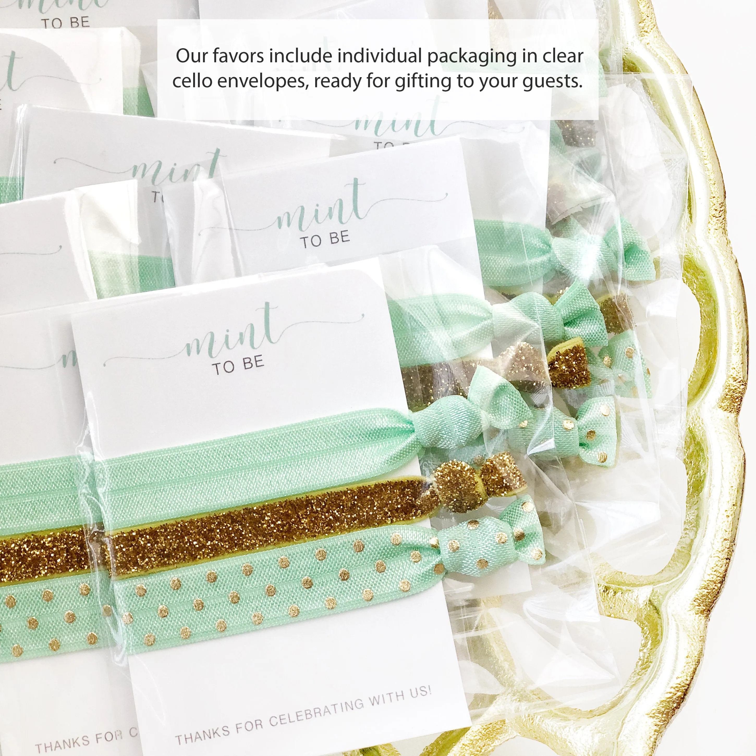 Floral Party Favors, Hair Ties