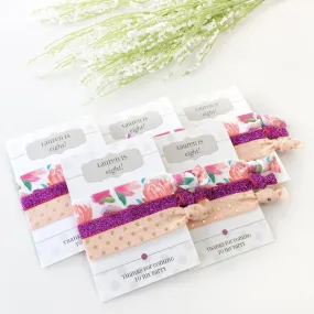 Floral Party Favors, Hair Ties