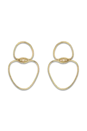 Fluid Diamonds Small Chain Earrings