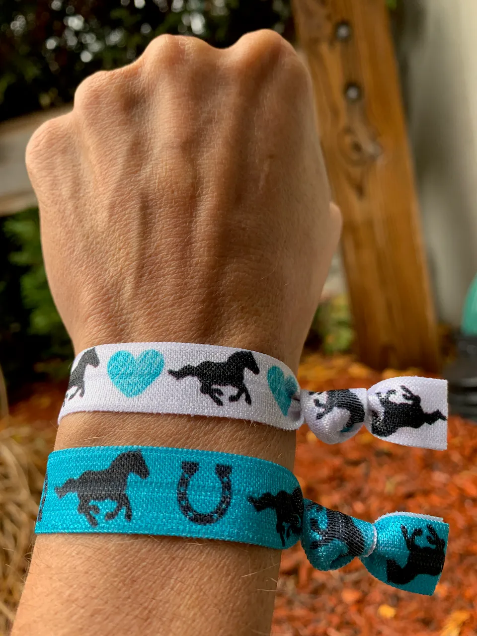 Girls Equestrian Hair Ties