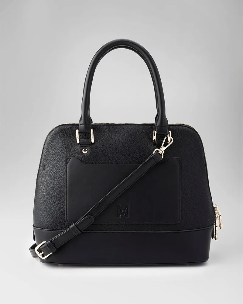 Grace Medium Dome Satchel Bag   Leopard Strap