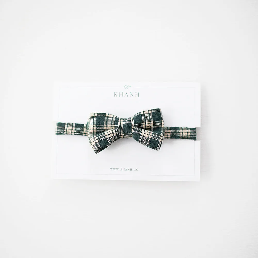 Green Plaid | Bow Tie