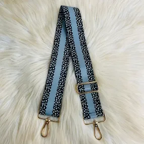 Grey Spotted Guitar Strap