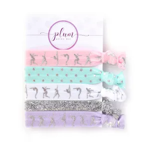 Gymnastics Hair Ties - Set of 5