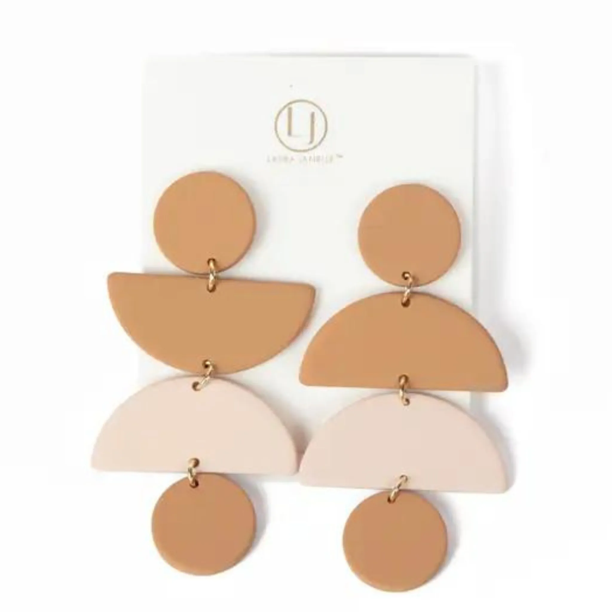 Half Moon Dangle Earrings