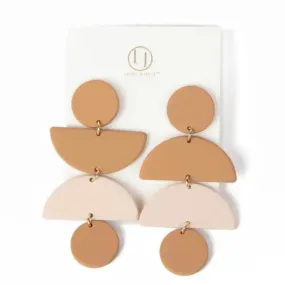 Half Moon Dangle Earrings