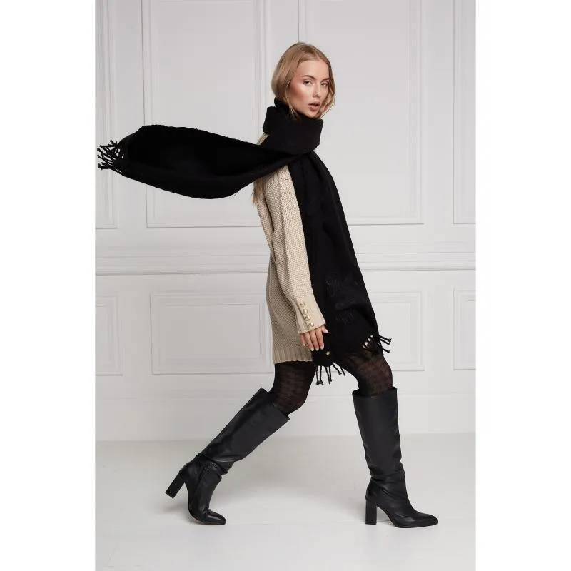 Holland Cooper Chelsea Ladies Scarf - Black