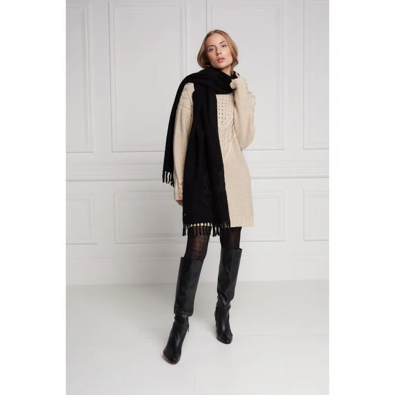 Holland Cooper Chelsea Ladies Scarf - Black