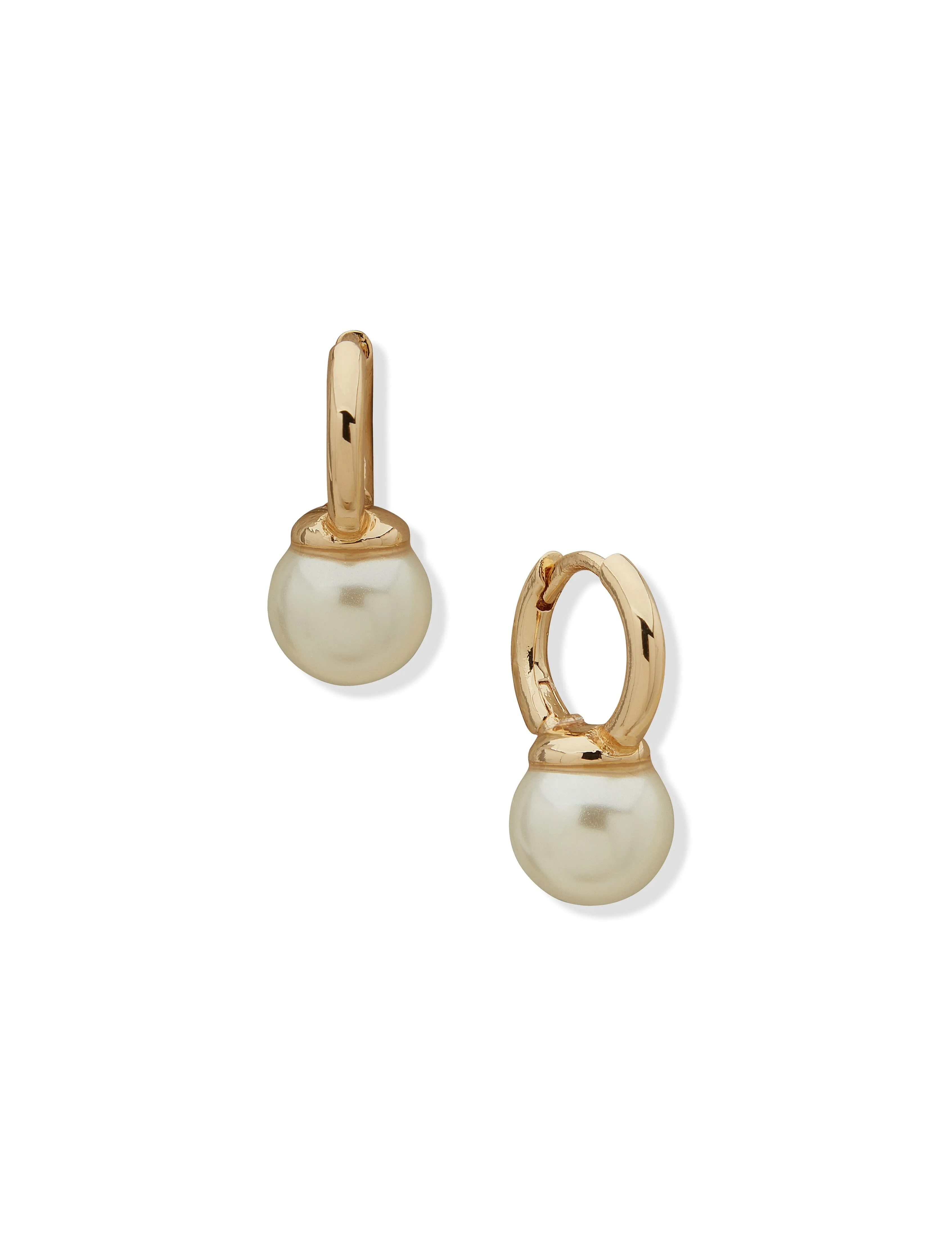 Hoop with Pearl Drop Earrings