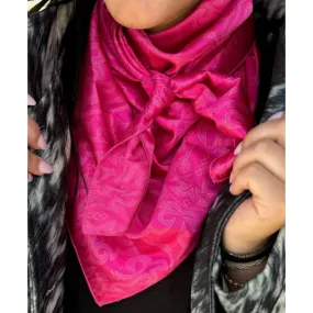 Hot Pink Boot Stitch Wild Rag