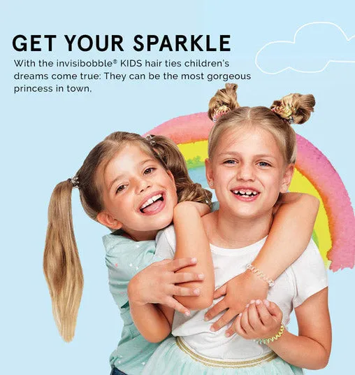 INVISIBOBBLE Kids Spiral Hair Ring - Princess Sparkle