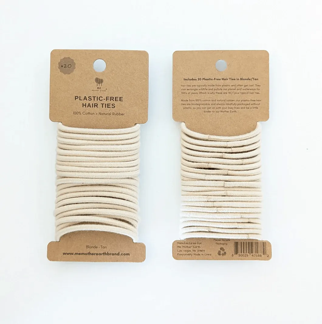 Kind to Your Hair, Kind to Earth: 100% Cotton Hair Ties for Sustainable Style
